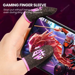 BlueWow คุณภาพสูง Gaming Finger Sleeves Finger Cots สําหรับเกมมือถือ Sensitive Mobile Gaming Cover
