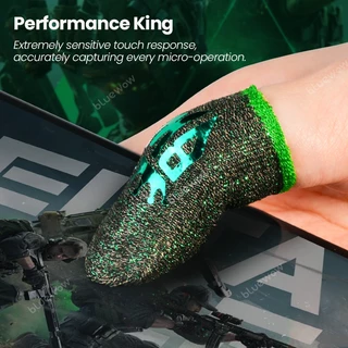 BlueWow คุณภาพสูง Gaming Finger Sleeves Finger Cots สําหรับเกมมือถือ Sensitive Mobile Gaming Cover