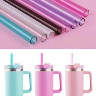 หลอดสี ไทรทัน ยาว 30 ซม. เหมาะสําหรับถ้วยรถ 40ออนซ์ มาพร้อมแปรงล้างหลอด