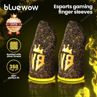 BlueWow คุณภาพสูง Gaming Finger Sleeves Finger Cots สําหรับเกมมือถือ Sensitive Mobile Gaming Cover