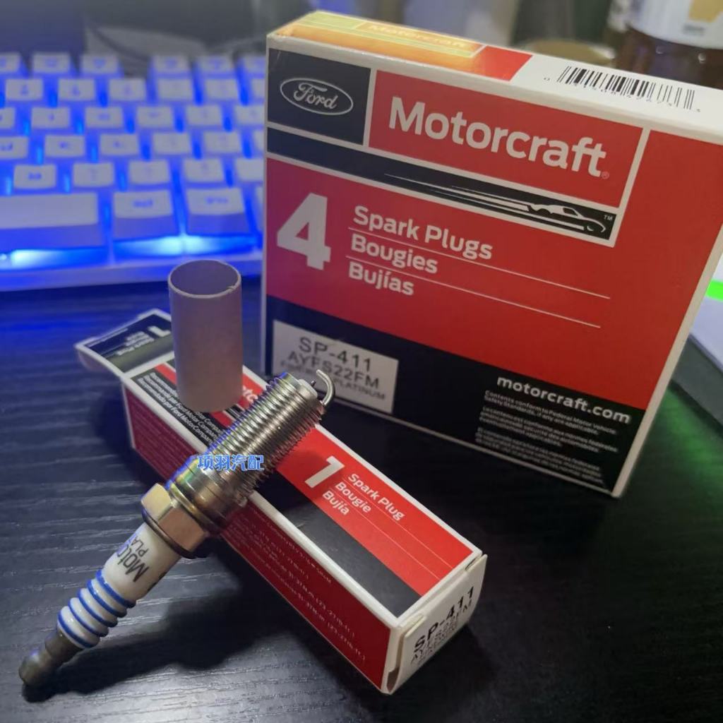 หัวเทียน Ford Iridium Platinum AYFS22FM SP-411 ใหม่ Old Fox Fiesta Wing Tiger Explorer Mazda CX-9 Sh