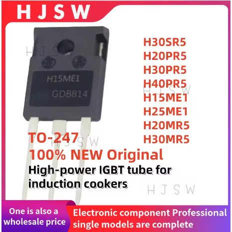 5PCS 100% ยี่ห้อใหม่ H15ME1 H20MR5 H20PR5 H25ME1 H30PR5 H30MR5 H30SR5 H40PR5 TO247 IGBT หลอดไฟสําหรั