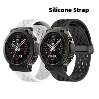 สําหรับ Black Shark GS3 Ultra Strap สายนาฬิกาซิลิโคนแม่เหล็ก 22 มม. การออกแบบรังผึ้งสายรัดข้อมืออุปกรณ์เสริม