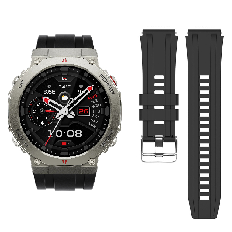 สําหรับ Black Shark GS3 Ultra สายนาฬิกา 22 มม. สายซิลิโคนเปลี่ยนสายรัดข้อมือ