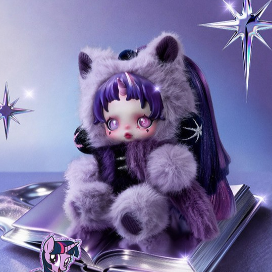 SKULLPANDA x My Little Pony Series จี้ตุ๊กตาผ้ากํามะหยี่