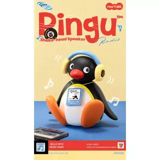 MarTUBE Pingu Shake-Head Bluetooth Speaker Wireless ลำโพงวงโคจร