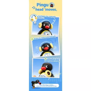 MarTUBE Pingu Shake-Head Bluetooth Speaker Wireless ลำโพงวงโคจร