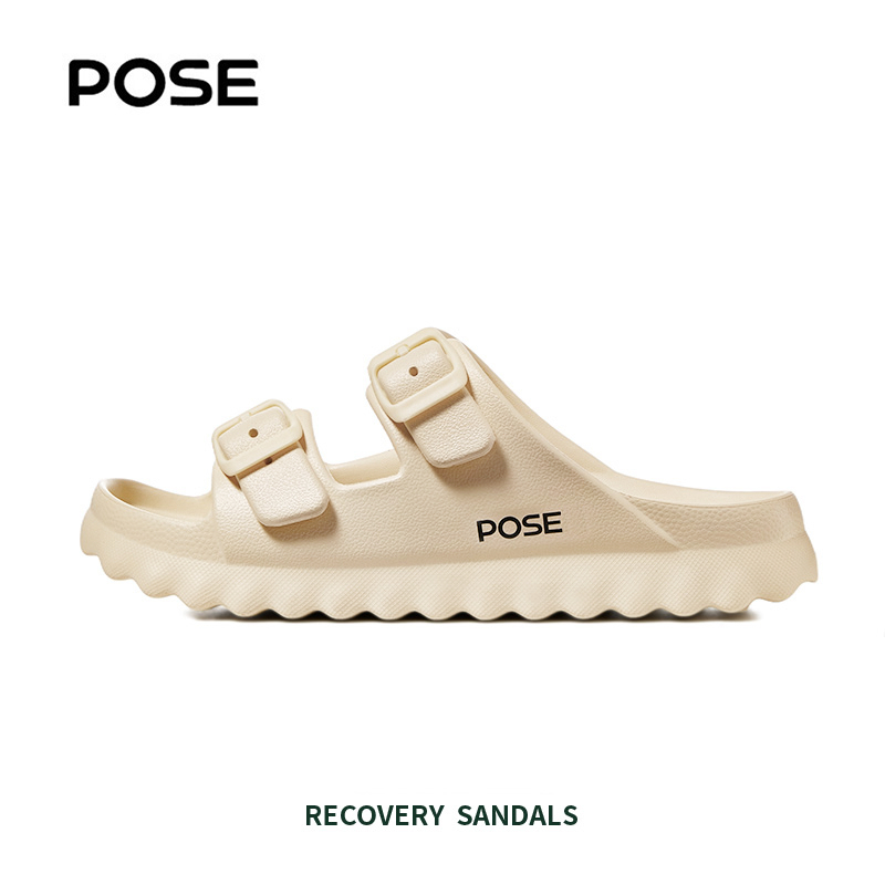 【New Arrival】POSE รองเท้าแตะปะการังผู้หญิง แฟชั่น ทรงเวฟ EVA ใส่สบาย ใช้ได้ทั้งในร่มและกลางแจ้ง P124