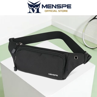 Menspe Mens กระเป๋าคาดเอวกีฬา Unisex Cross Body Bag กระเป๋าคาดหน้าอกปรับกระเป๋าวิ่งกันน้ําออกกําลังกาย
