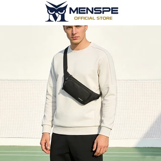 Menspe Mens กระเป๋าคาดเอวกีฬา Unisex Cross Body Bag กระเป๋าคาดหน้าอกปรับกระเป๋าวิ่งกันน้ําออกกําลังกาย
