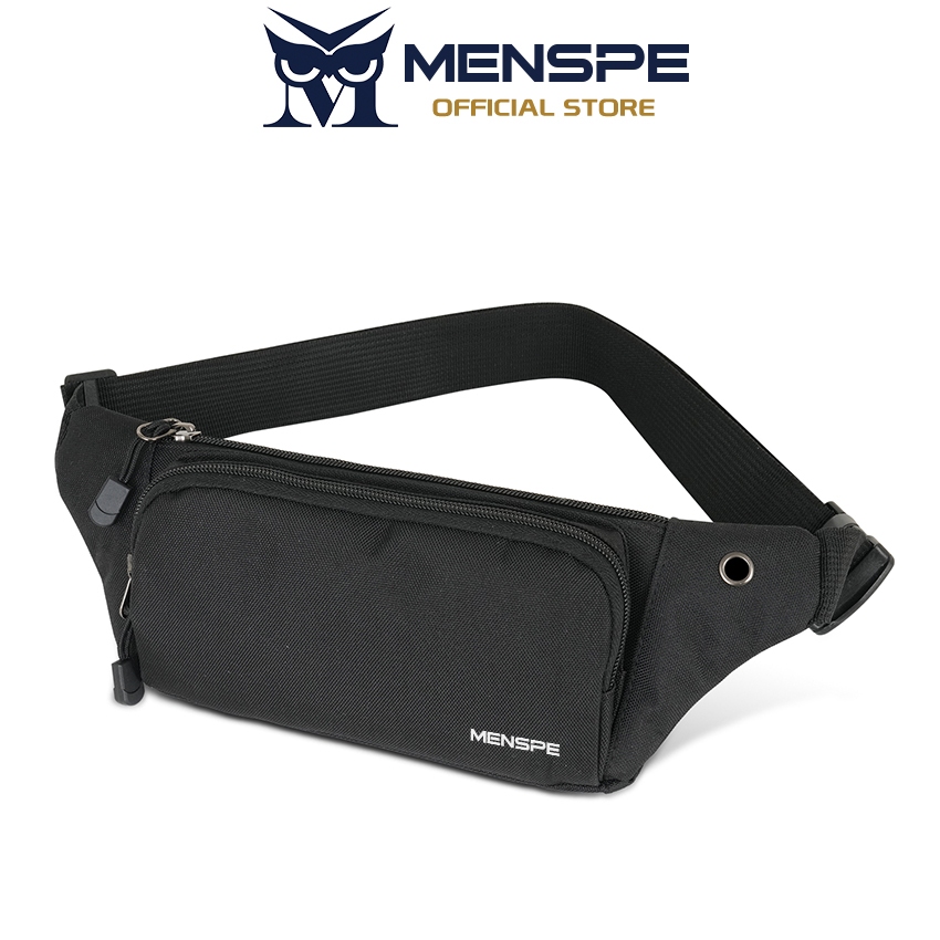 Menspe Mens กระเป๋าคาดเอวกีฬา Unisex Cross Body Bag กระเป๋าคาดหน้าอกปรับกระเป๋าวิ่งกันน้ํากระเป๋าออกกําลังกาย