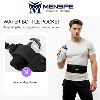MENSPE กระเป๋าคาดเอวกีฬาปรับได้กันน้ําเข็มขัดวิ่ง Fanny Pack พร้อมแถบสะท้อนแสงสําหรับออกกําลังกายกีฬากลางแจ้ง