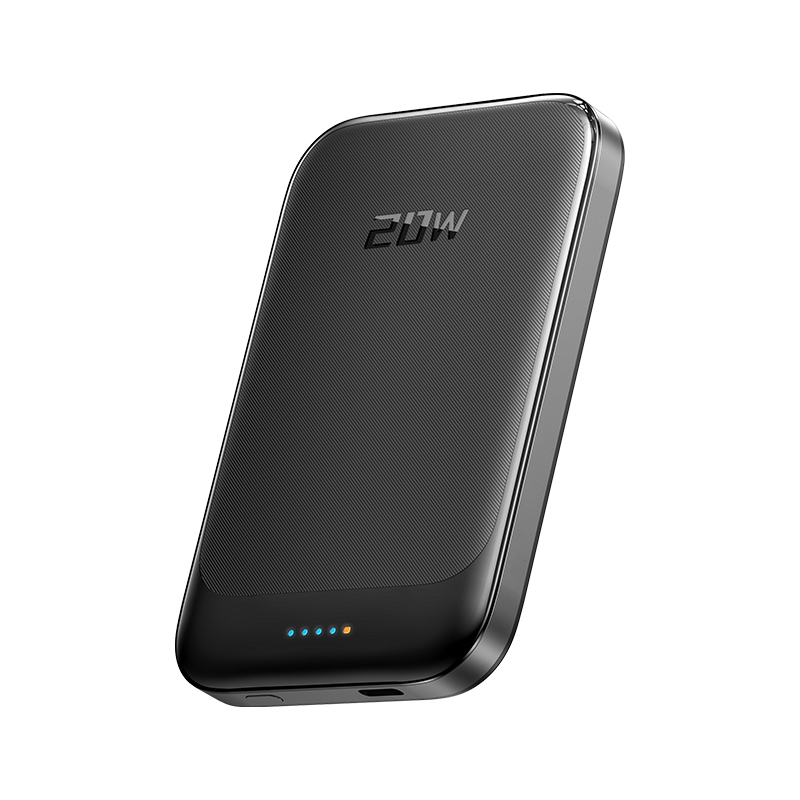 PD20W 5000mAh magnetic Power Bank 15W wireless fast charging mobile Power Bank เหมาะสําหรับ iPhone 12-17 series Android