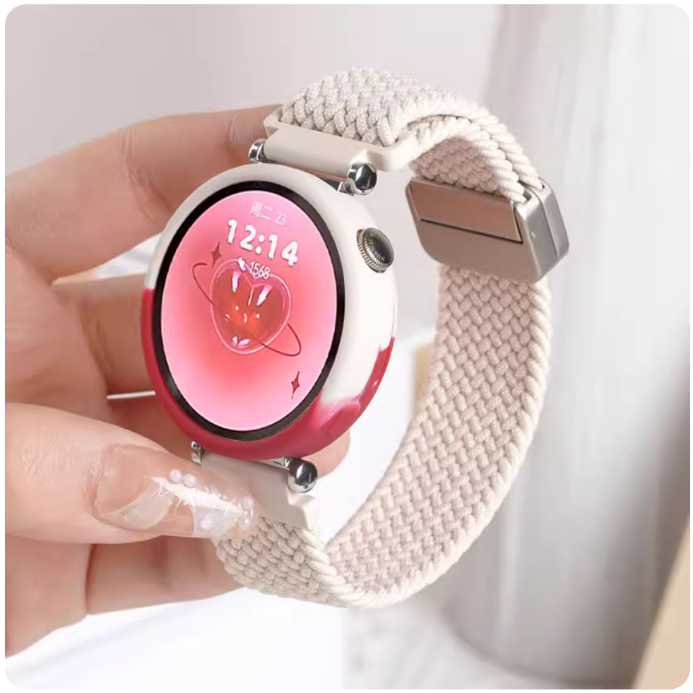 Braided Nylon Strap Case For Huawei Watch GT 6 สาย Huawei Watch GT 5 Strap / Huawei GT6 สาย Huawei G