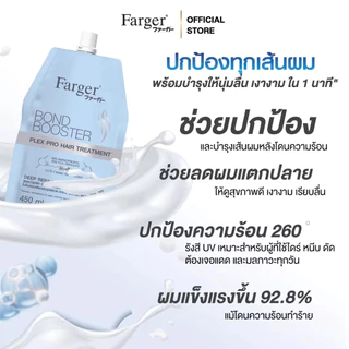 Farger Hair Treatment เชื่อมแกนผม กู้ผมเสีย ฟาร์เกอร์ ทรีทเม้นท์ บำรุงลึก2ชั้น ฟื้นบำรุงพันธะแกน เคลือบปิดเกล็ดผม