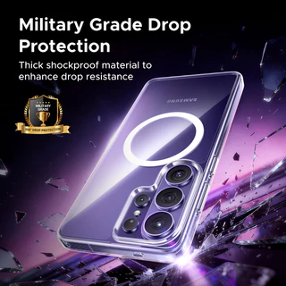【Samsung S26 Series】UGREEN เคสโทรศัพท์แม่เหล็กโปร่งใสหรือสีดำ ป้องกันกระแทก Crystal Clear Original Protection Series Magnetic Transparent Phone Case สําหรับ Samsung S26 Ultra