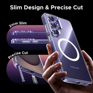 【Samsung S26 Series】UGREEN เคสโทรศัพท์แม่เหล็กโปร่งใสหรือสีดำ ป้องกันกระแทก Crystal Clear Original Protection Series Magnetic Transparent Phone Case สําหรับ Samsung S26 Ultra