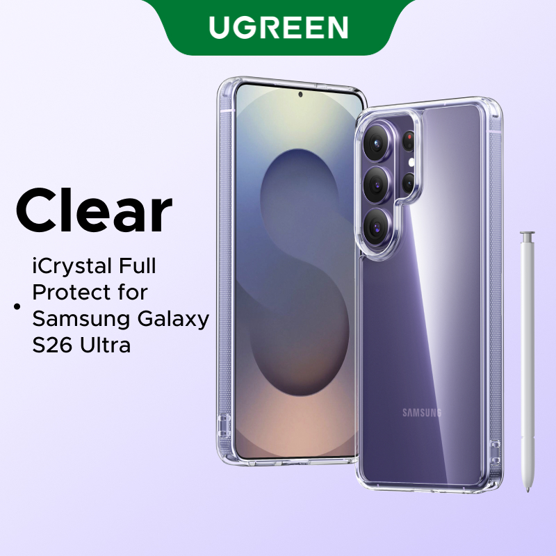 【Samsung S26 Ultra】UGREEN เคสโทรศัพท์ เคสใส Crystal Clear Original Series Transparent Phone Case Sui