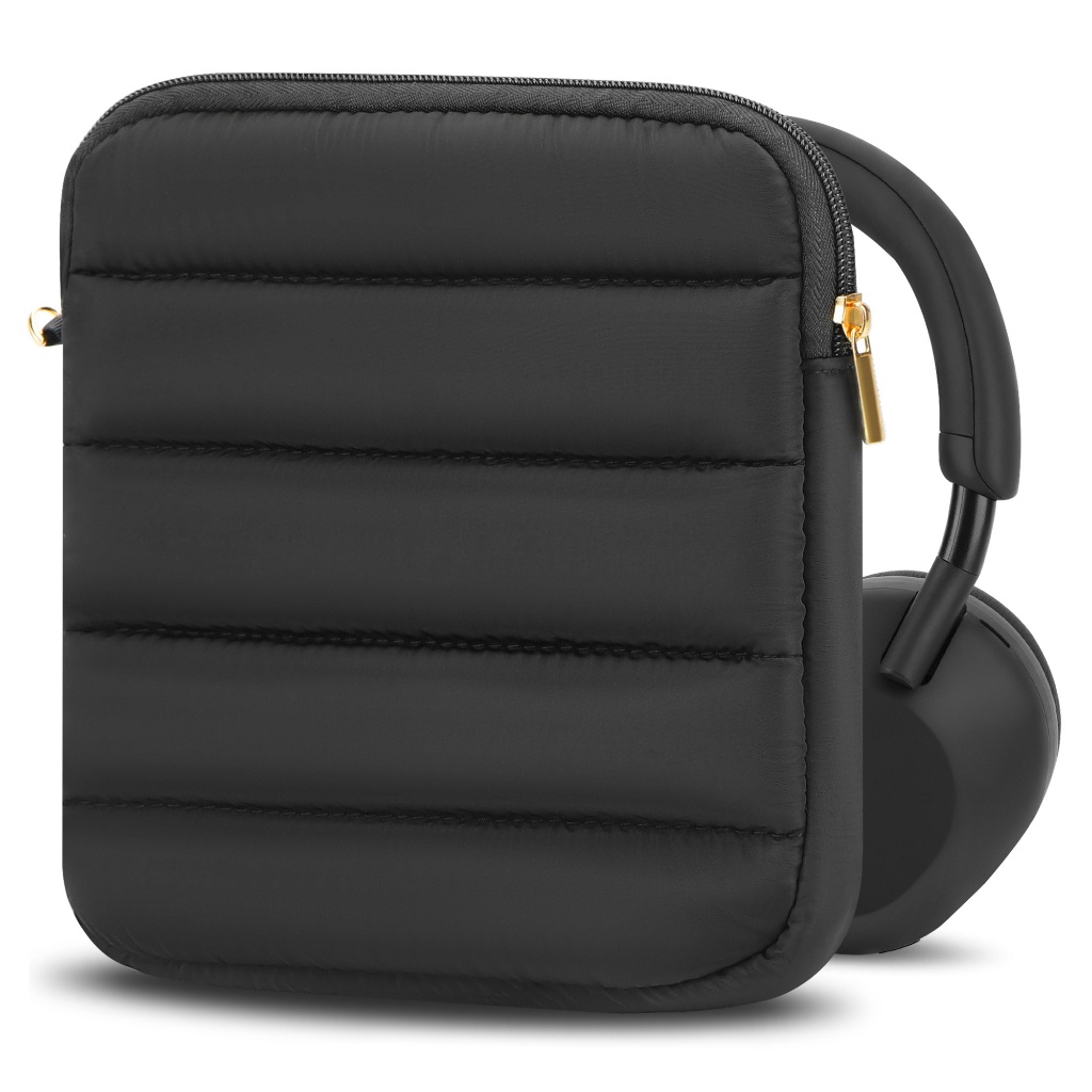 กระเป๋าหูฟัง Geekria เข้ากันได้กับ Sony WH-1000XM6, B&O Beoplay H95, QC Ultra 2, กระเป๋าพกพาแบบนุ่มพร้อมที่เก็บสายเคเบิล (สีดํา) ราคา ถูกที่สุด ดีลบีเคเค รูปภาพหลัก