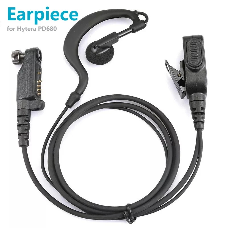 Walkie Talkie Earhook Mic หูฟังสําหรับ PD600 PD602 PD605 PD662 PD665 PD680 PD682 PD685 X1P X1E วิทยุ