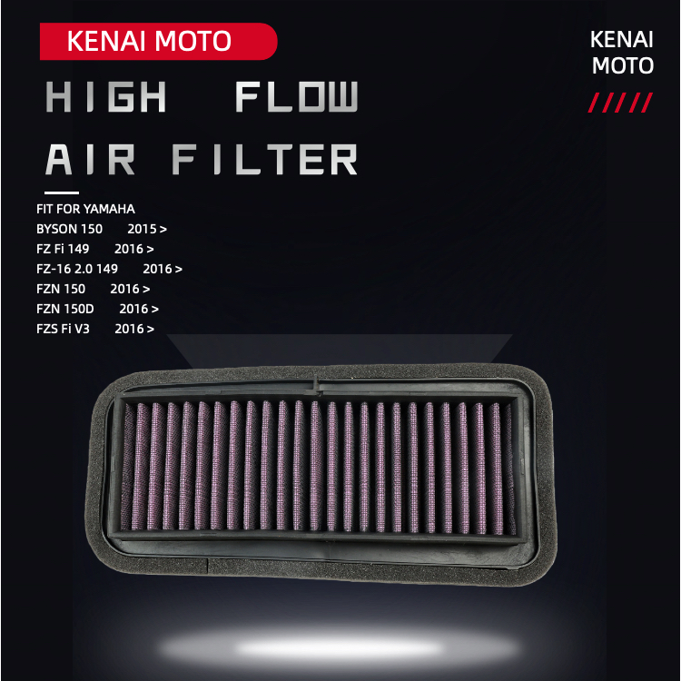 【KENAI】YAMAHA BYSON 150 2015- > FZ Fi 149 FZ-16 2.0 FZN 150 FZN 150D FZS Fi V3 2016- > กรองอากาศไหลส