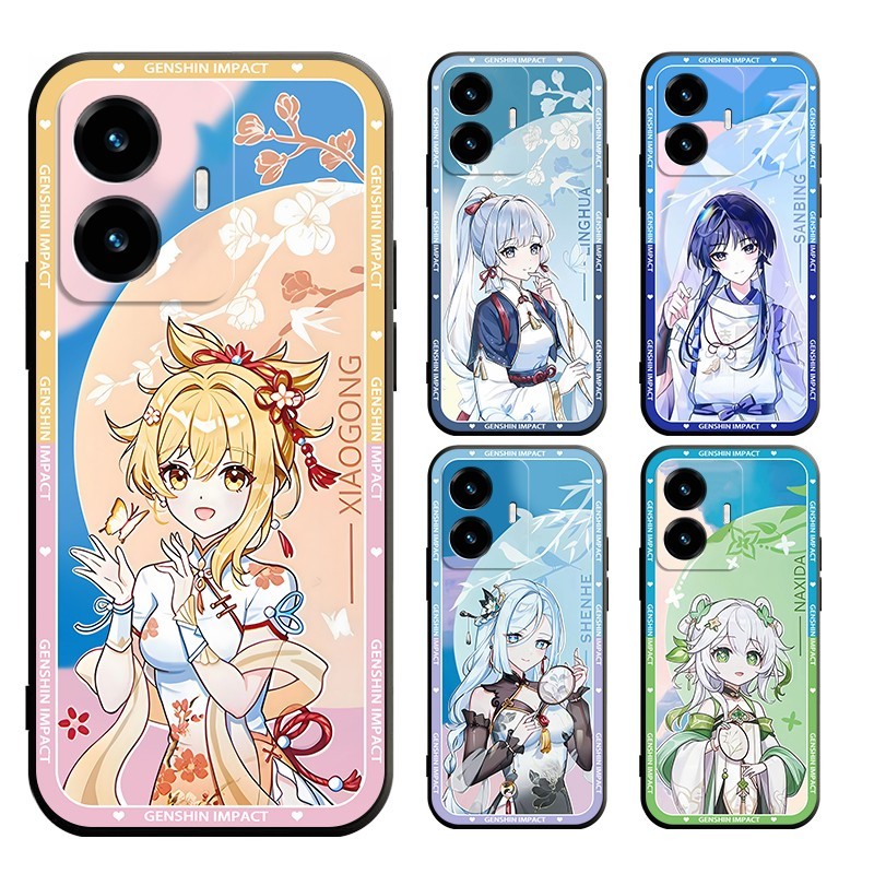 VIVO V60 Lite V60 V50 LITE V50 PRO 5G V4O V40 Pro V40 Lite 4G 5G Genshin Impact Casing Soft Case Cov