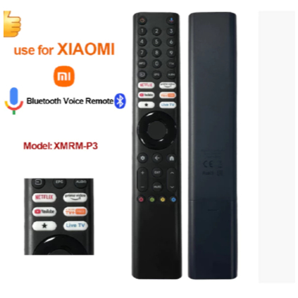 ใหม่ 2026 Xiaomi XMRM-P3 .และเสียงระยะไกล XMRM-P3/P9 สําหรับ Xiaomi สมาร์ท 4K UHD TV Remote XIAOMI ทีวี XIAOMI .เสียงระยะไกล
