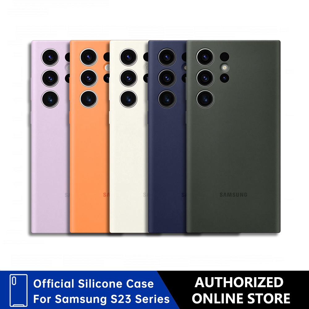 SAMSUNG เคสโทรศัพท์เคสซิลิโคน กาแลคซี ส23 พิเศษ อย่างเป็นทางการของ ซัมซุง ฝาครอบป้องกัน ด้ามจับเรียบ ดีไซน์นุ่มและเพรียวบาง