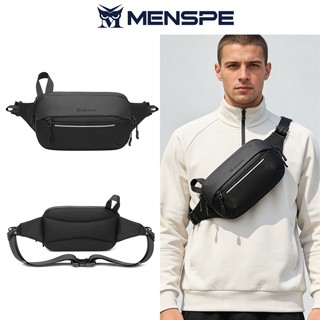 MENSPEกระเป๋าคาดเอว กันน้ํา สีดํา เหมาะกับการเดินทาง สําหรับ…