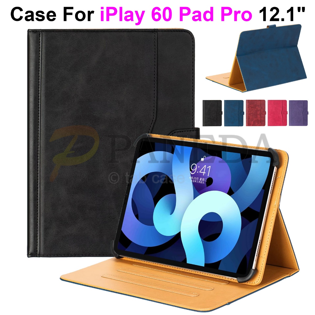 สําหรับ Alldocube iPlay 60 Pad Pro 12.1" Universal Case Flip Fold Stand PU ปกหนังแท็บเล็ตป้องกันกรณี