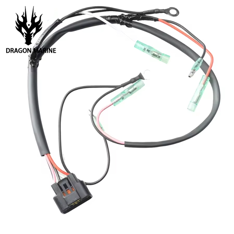 6F5-82590 6F5-W8258 Wire Harness Assy สายไฟเครื่องยนต์เรือ Yamaha 2T 40HP 40J 40G E40J E40G อะไหล่เร