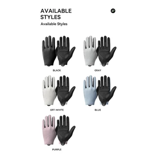 【พร้อมส่ง】ROCKBROS ถุงมือปั่นจักรยานเต็มนิ้ว กันลื่น ซับแรงกระแทก สําหรับถนนและเสือภูเขา