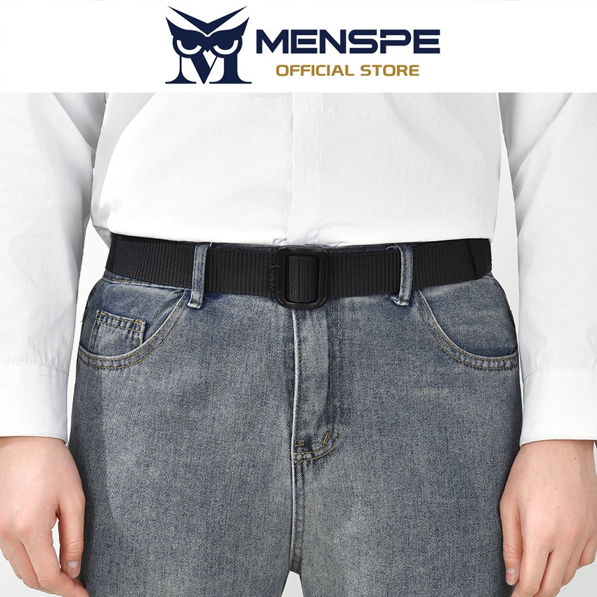 MENSPE เดือน ผู้ชายไนลอนความแข็งแรงสูงฟรีปรับเข็มขัดฝึกอบรมเยาวชนกีฬาผ้าใบกางเกงเข็มขัดที่เรียบง่ายดีไนล่อนเข็มขัด ราคา ถูกที่สุด ดีลบีเคเค แกลเลอรีภาพที่ 6