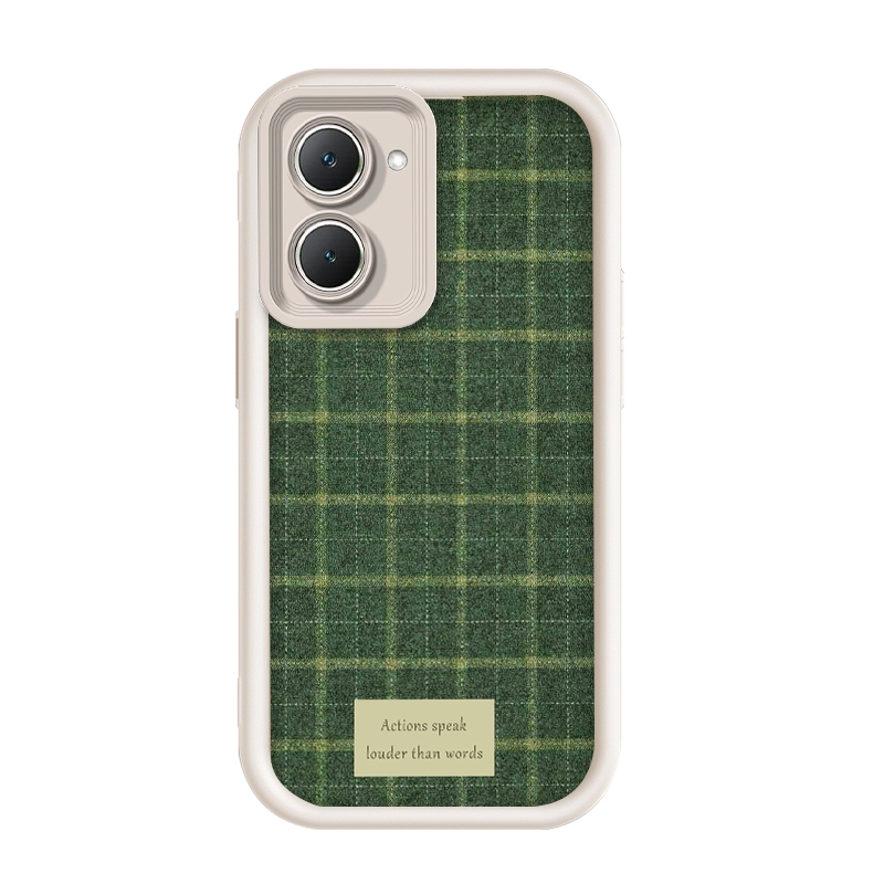 สําหรับ iQOO Z9 Lite/iQOO Z9 Lite 5G,ภาพตารางทุ่งหญ้า,เคสโทรศัพท์ซิลิโคนป้องกันการตกหล่น