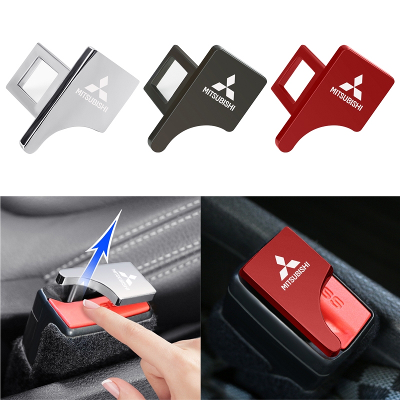 เข็มขัดนิรภัยในรถยนต์ Extender ล็อคหัวเข็มขัดสําหรับ Mitsubishi lancer asx outlander pajero l200