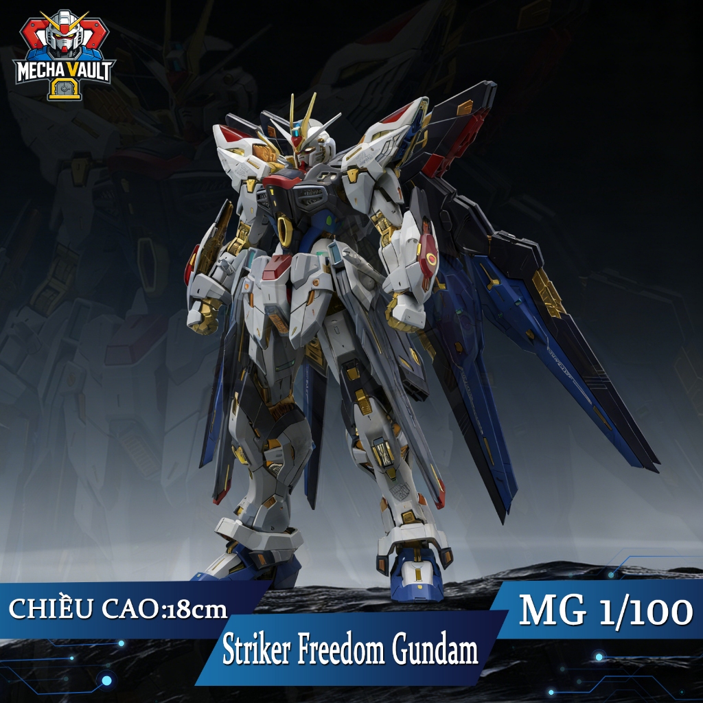 MGEX 7701 Strike Freedom and Wings of Light ChangLong Model Kit รวมฐานและสติ๊กเกอร์น้ํา