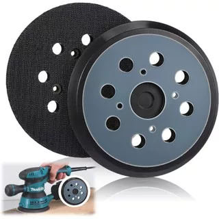 2PCS 125mm Random Orbital Sander Backing Pad | แผ่นขัดแบบห่วงตะขอขนาด 5 นิ้ว | 8 หลุม