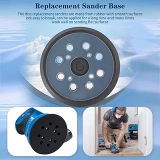 2PCS 125mm Random Orbital Sander Backing Pad | แผ่นขัดแบบห่วงตะขอขนาด 5 นิ้ว | 8 หลุม