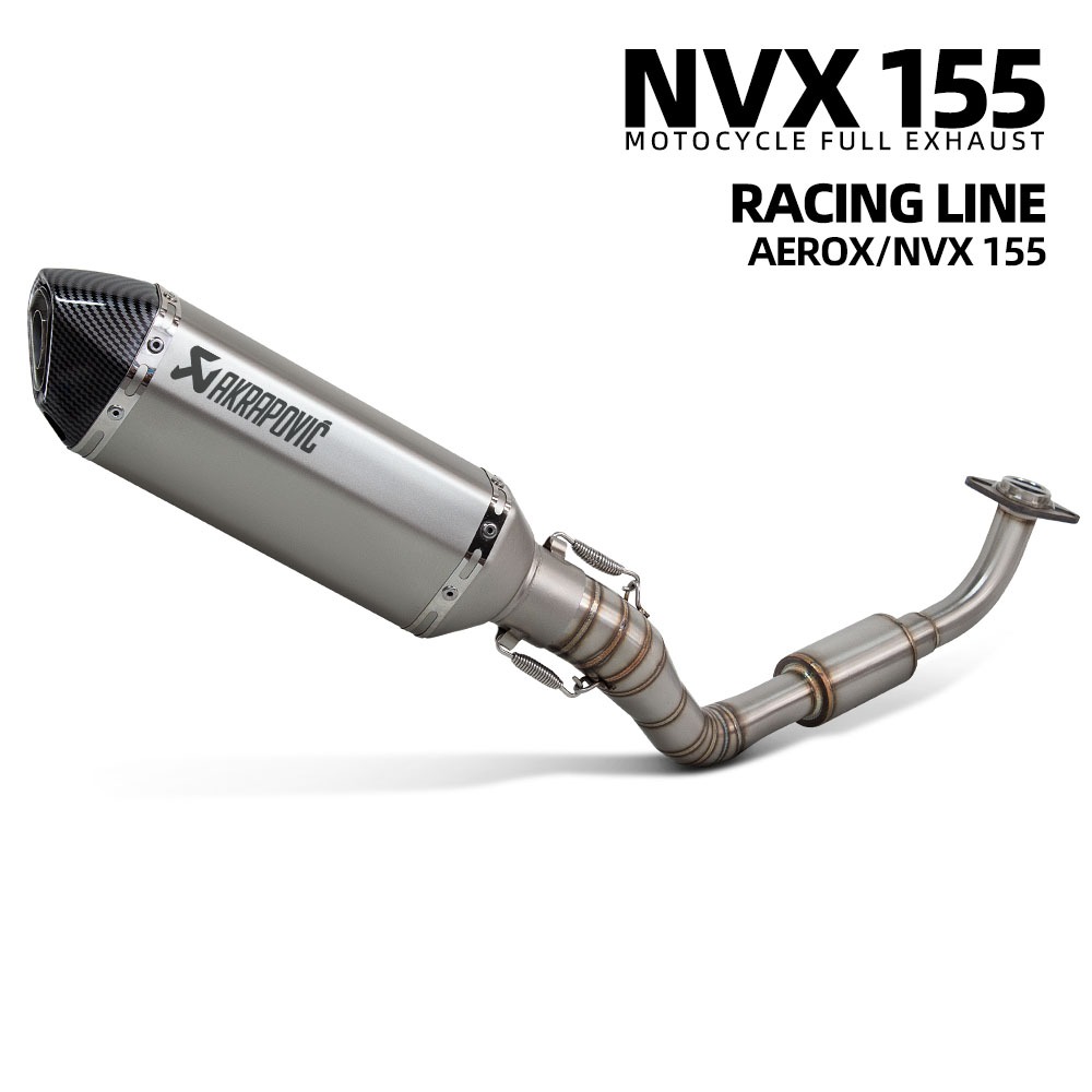 ท่อไอเสียรถจักรยานยนต์ด้านหน้า Link ท่อ Akrapovic Muffler พร้อม DB Killer สําหรับ NVX AEROX NVX155 A