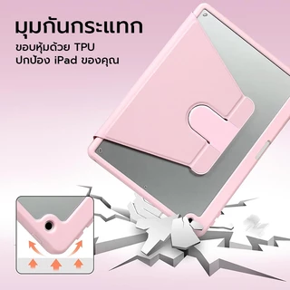 โอสเกร์ 360° หมุนกรณีแท็บเล็ตสําหรับ IPad Air 8 7 6 M2 M3 M4 5 4 10.9 กรณี Pro 12 11 12.9 Gen 10th 11th 12th A16 รุ่น 2026 10.2 7/8/9th 2025 ฝาครอบ