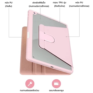 โอสเกร์ 360° หมุนกรณีแท็บเล็ตสําหรับ IPad Air 8 7 6 M2 M3 M4 5 4 10.9 กรณี Pro 12 11 12.9 Gen 10th 11th 12th A16 รุ่น 2026 10.2 7/8/9th 2025 ฝาครอบ
