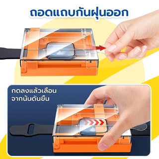 OSGEER 2 แพ็คป้องกันหน้าจอสําหรับ Apple Watch Series 11 / 10 / 9 / 8 / 7 / 6 / 5 / SE / 4 40MM 41MM 42MM 44MM 45MM 46MM [วัสดุฟิล์มเซรามิกไม่ใช่แก้ว], ป้องกันรอยขีดข่วน, HD Clear, ติดตั้งง่าย