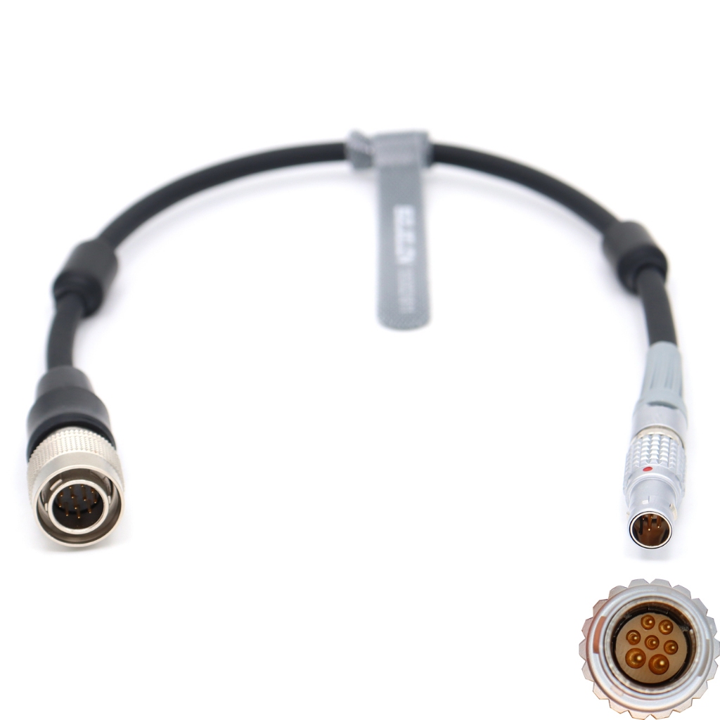 สาย Cforce CAM (7p)–ENG (12p) สําหรับ ARRI, SONY Venice, Blackmagic URSA mini pro 12Pin เกรดออกอากาศ