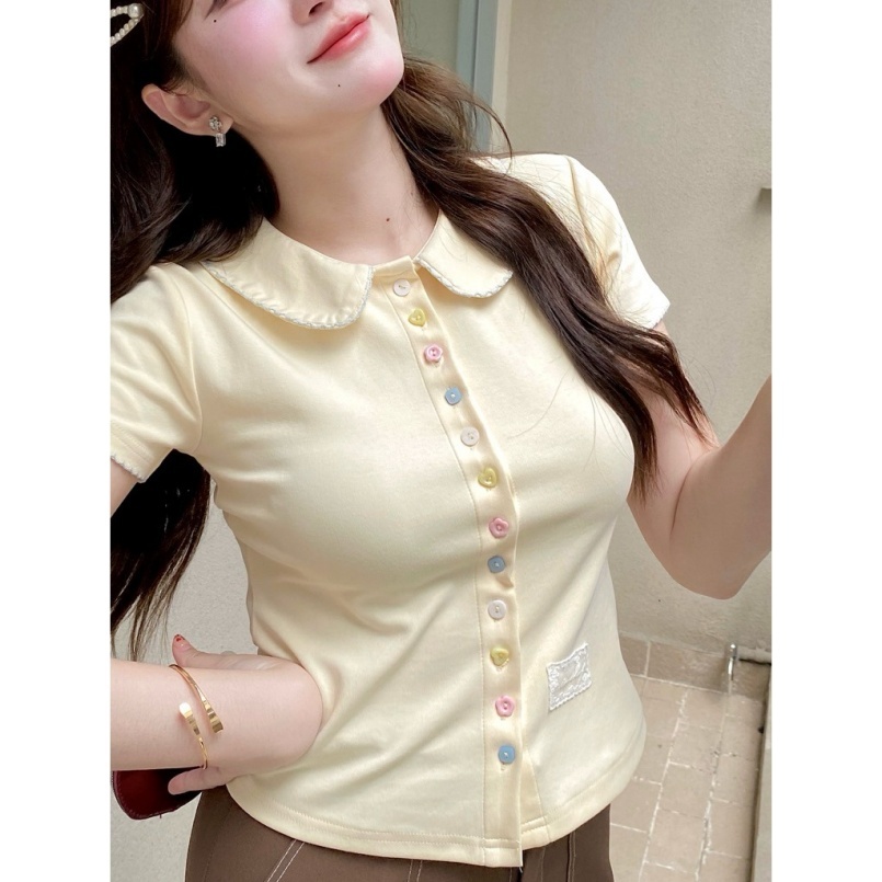 Thesummernade ONNIE TOP สีขาว.เหลือง.น้ําเงิน.ดํา