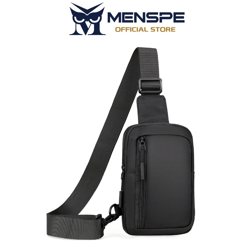 MENSPE กระเป๋าโทรศัพท์มือถือขนาดเล็ก กระเป๋าสะพายข้างบุรุษ