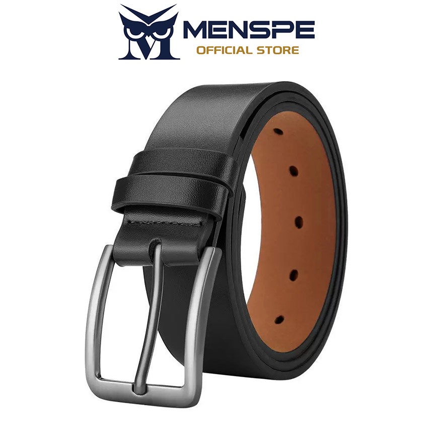 MENSPE เข็มขัดแฟชั่นผู้ชาย สไตล์ธุรกิจ ทำจากSoft PUsuitable