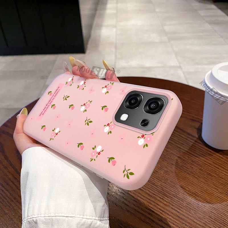 สําหรับ OPPO A6 A5 Pro A6X A6S A6T A6C A5i A5X A5M ดอกไม้ที่มีสีสันผีเสื้อทาสีรูปแบบเคสโทรศัพท์ 2in1 ฝาครอบป้องกัน