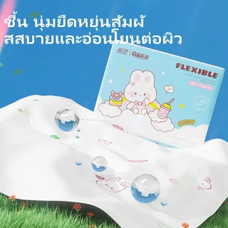 【1 ลัง 24 ห่อ】 LamPure ลายน่ารัก บรรจุภัณฑ์กระต่ายน่ารักผ้าเช็ดปาก 5 ชั้น 100 ชิ้น * 24 แพ็คผ้าเช็ด กระดาษทิชชู่แบบหนา Deluxe Comfort 5 ชั้น สำหรับใช้ทั้งแบบเปียกและแบบแห้ง เหมาะสำหรับทารก