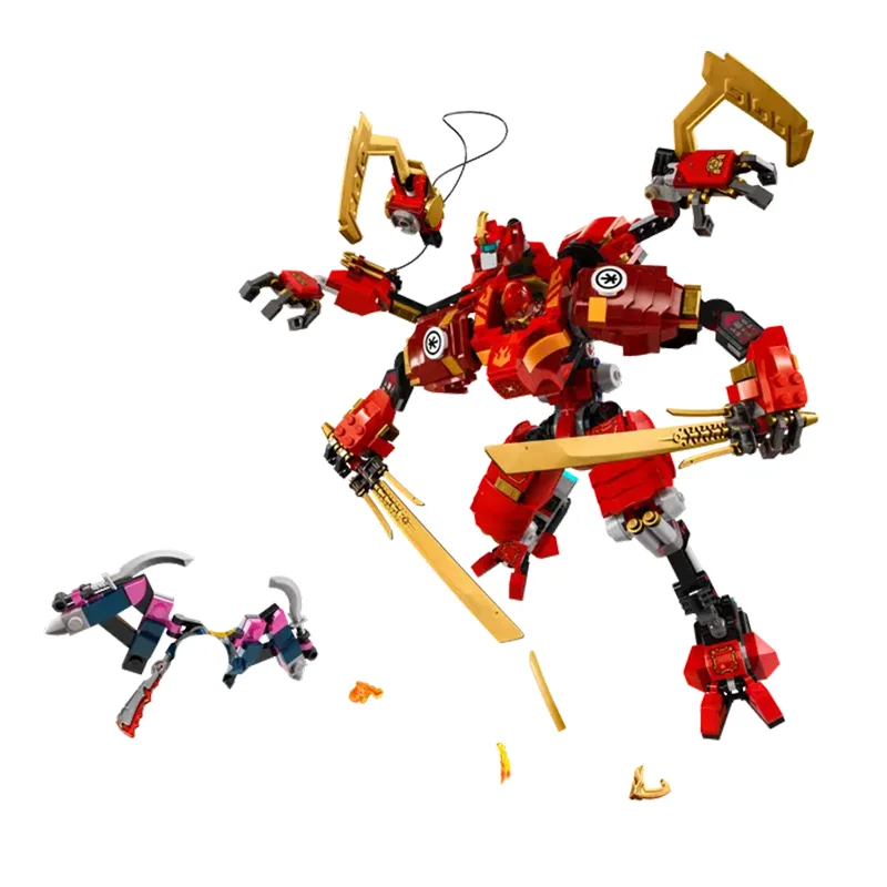 นินจา นักปีนเขา หุ่นยนต์71812 623ชิ้นอาคารบล็อกของเล่นรุ่นเด็ก ทําเอง วันเกิดผู้ใหญ่ของขวัญของขวัญคร