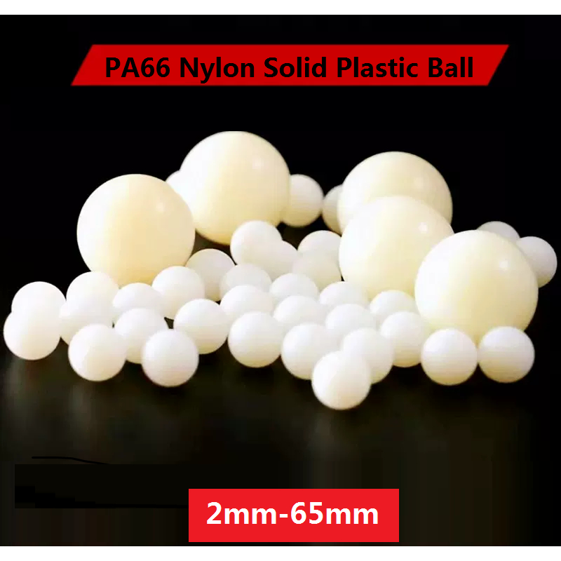 PA66 ไนลอน Solid Ball Precision Solid Polypropylene ลูกบอลพลาสติกไนลอนทรงกลม Ball Sealing Ball